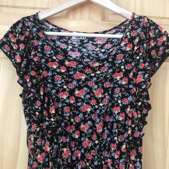 Deb floral ruffled bodice mini dress size XS - Picture 3 of 4
